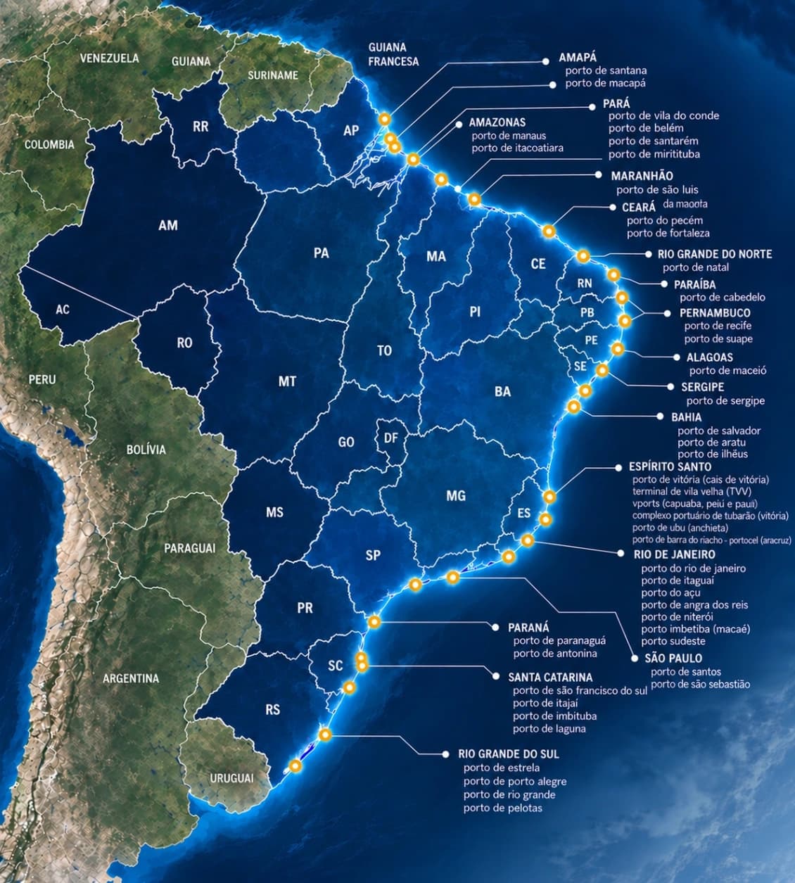 Map of Locations